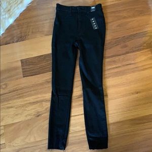 Unworn ultra high rise jean legging